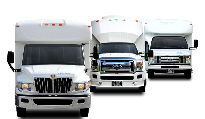 Hotel Shuttle Bus Rental Services Banner